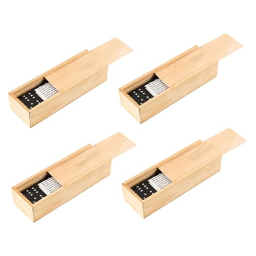 SOIMISS 4 Sätze Holz Domino Teilig Interaktive Spielzeuge für Erwachsene Aufbewahrungsbox Perfektes Lernspielzeug für Kreative Stunden Fördert Geschicklichkeit und Konzentration SOIMISS 4 Sätze Holz Domino Teilig Interaktive Spielzeuge für Erwachsene Aufbewahrungsbox Perfektes Lernspielzeug für Kreative Stunden Fördert Geschicklichkeit und Konzentration von SOIMISS