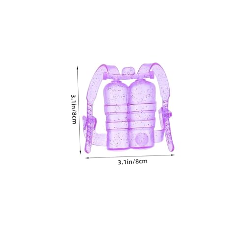 SOIMISS 4 Sätze Teiliges Tauchausrüstung Set für Puppen Realistisches Mini Tauchzubehör mit Sauerstoffflasche Schwimmbrille und Flossen Leichtes Kunststoffspielzeug für Kreatives SOIMISS 4 Sätze Teiliges Tauchausrüstung Set für Puppen Realistisches Mini Tauchzubehör mit Sauerstoffflasche Schwimmbrille und Flossen Leichtes Kunststoffspielzeug für Kreatives von SOIMISS