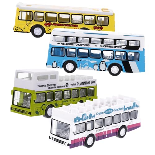 SOIMISS 4stücke Spielzeugbus Modell Pull Back Auto Für Junge Mädchen Simulation Stadt Bus Spielzeug Fahrzeug Leicht Zu Greifen Legierungsmaterial SOIMISS 4stücke Spielzeugbus Modell Pull Back Auto Für Junge Mädchen Simulation Stadt Bus Spielzeug Fahrzeug Leicht Zu Greifen Legierungsmaterial von SOIMISS