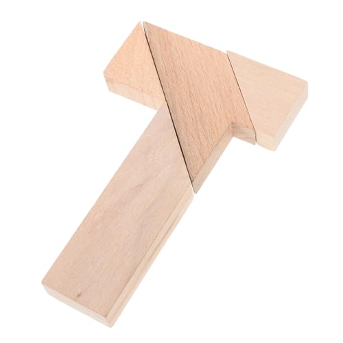 SOIMISS 4 Stück Förmiges Holzpuzzle aus Buchenholz Teiliges Denkspiel für Erwachsene für Kreative Formgestaltungen und Familienaktivitäten Langlebiges und Pädagogisches SOIMISS 4 Stück Förmiges Holzpuzzle aus Buchenholz Teiliges Denkspiel für Erwachsene für Kreative Formgestaltungen und Familienaktivitäten Langlebiges und Pädagogisches von SOIMISS