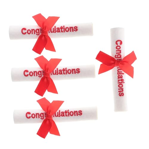 SOIMISS 4 Stück Graduation Doll Hochwertige Bestickte Mini Diplome Abschlussfeier Zubehör Plüschpuppen Accessoires Für Abitur Hochschule Partydeko SOIMISS 4 Stück Graduation Doll Hochwertige Bestickte Mini Diplome Abschlussfeier Zubehör Plüschpuppen Accessoires Für Abitur Hochschule Partydeko von SOIMISS