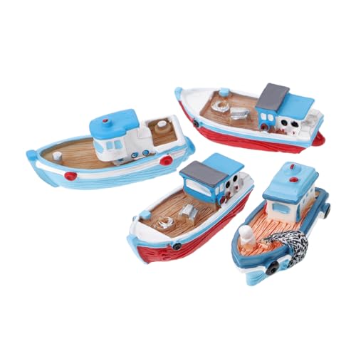 SOIMISS 4 Stück Harzfischerboot Ornamente Dekoration nautisch winzig Party realistisch Figur offic cutermesserser tomodell Kaffeestube modellieren Bootsmodell aus Harz Miniatur segelboot SOIMISS 4 Stück Harzfischerboot Ornamente Dekoration nautisch winzig Party realistisch Figur offic cutermesserser tomodell Kaffeestube modellieren Bootsmodell aus Harz Miniatur segelboot von SOIMISS