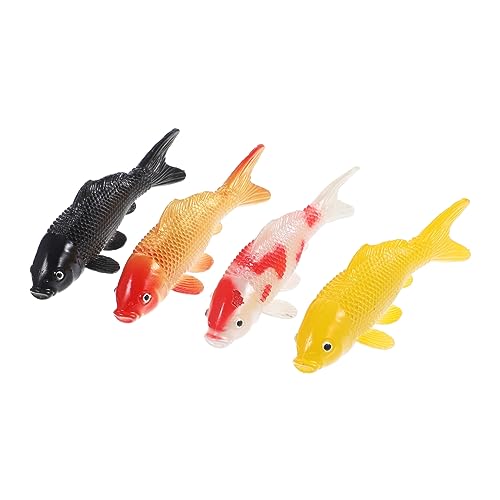 SOIMISS 4 Stück Haushalts Aquarium Künstlicher Fisch Simuliert Bunt Gefälschtes Aquarium Aquarium Kleines Aquarium Karpfen Nachahmung von SOIMISS