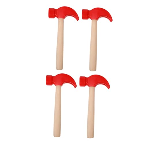 SOIMISS 4 Stück Holzhammer Für Kleinkinder Kleinkind Werkzeuge Der Hammer Aus Holz Kinderspielzeug Simulierte Holzhämmer Rollenspiel Holzhammer Kunststoff Rot SOIMISS 4 Stück Holzhammer Für Kleinkinder Kleinkind Werkzeuge Der Hammer Aus Holz Kinderspielzeug Simulierte Holzhämmer Rollenspiel Holzhammer Kunststoff Rot von SOIMISS