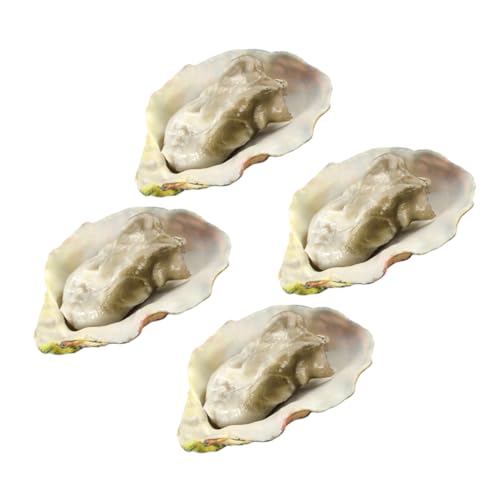 SOIMISS 4 Stück Meeresfrüchte -grillmodell Lebendige Simulation Auster Miniatur-meeresfrüchte Gefälscht Realistisch Austern Prop Essen Sie Küchenfutter Essensspielzeug PVC SOIMISS 4 Stück Meeresfrüchte -grillmodell Lebendige Simulation Auster Miniatur-meeresfrüchte Gefälscht Realistisch Austern Prop Essen Sie Küchenfutter Essensspielzeug PVC von SOIMISS