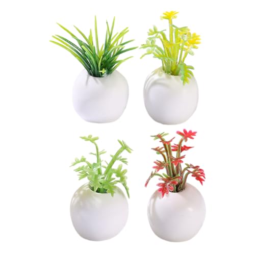 SOIMISS 4 Stück Miniatur Bonsai Pflanzen Künstliche Topfpflanzen für Puppenhaus und Miniaturgärten Heimdekoration mit Lebendigen Farben und Detailgetreuer Gestaltung SOIMISS 4 Stück Miniatur Bonsai Pflanzen Künstliche Topfpflanzen für Puppenhaus und Miniaturgärten Heimdekoration mit Lebendigen Farben und Detailgetreuer Gestaltung von SOIMISS