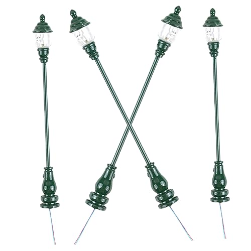 SOIMISS 4 Stück Modell Gartenleuchte Miniaturlampe im Freien Terrassenlichter Strassenlicht klein Mini-Gartenlampe Straßenlaterne Sandlichtlampe Mini -Lampe Edelstahl Plus abs Grün SOIMISS 4 Stück Modell Gartenleuchte Miniaturlampe im Freien Terrassenlichter Strassenlicht klein Mini-Gartenlampe Straßenlaterne Sandlichtlampe Mini -Lampe Edelstahl Plus abs Grün von SOIMISS