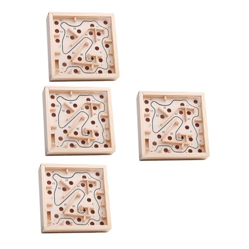 SOIMISS 4 Stück Palmenlabyrinth Bildungsspielzeugpuzzle Labyrinthspielzeug Kinderstammspielzeug Labyrinth-Balance-Board Labyrinth -Puzzle Rätsel Für Puzzle Für Beige Hölzern SOIMISS 4 Stück Palmenlabyrinth Bildungsspielzeugpuzzle Labyrinthspielzeug Kinderstammspielzeug Labyrinth-Balance-Board Labyrinth -Puzzle Rätsel Für Puzzle Für Beige Hölzern von SOIMISS