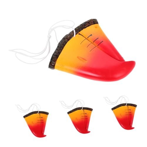 SOIMISS 4 Stück Papageienschnabelnase für Halloween Cosplay Realistische Vogelnase Tiermaske Requisiten für Gruppenaktivitäten Spaß Papageien Kostüm Zubehör Angenehm zu Tragen von SOIMISS