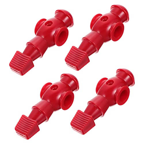 SOIMISS 4 Stück Pokerspieler Mini Actionfigur Fußballspieler Desktop Mini Fußball Tischfußballspieler Tischfußballspiel Tischfußball Ersatzteile Kleiner Fußball Tischfußball von SOIMISS