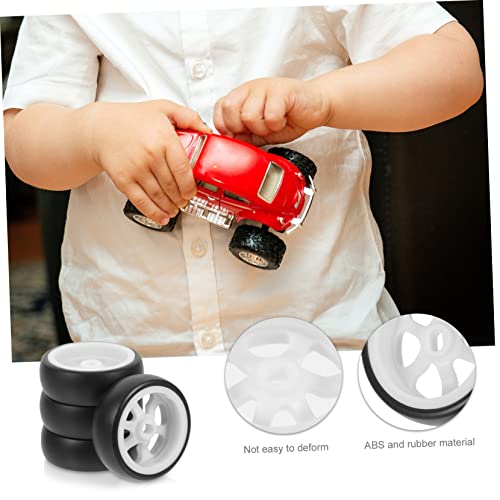SOIMISS 4 Stück Rc Auto Reifen Teiliges Ersatzräder für Ferngesteuerte Spielzeugautos Geeignet für Modellautos Langlebig Verschleißfest von SOIMISS