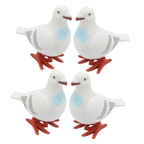SOIMISS 4 Stück Teiliges Aufziehbare Tauben Wind up Springende Tauben Party Mitgebsel Geburtstagsgeschenk für Mädchen Jungen von SOIMISS