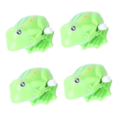 SOIMISS 4 Stück Teiliges Aufziehspielzeug mit Springenden Froschmotiven Buntes Sicheres Kinderspielzeug Hand Auge Koordination und Farbunterscheidung Pädagogisch Nützlich für Mädchen und von SOIMISS
