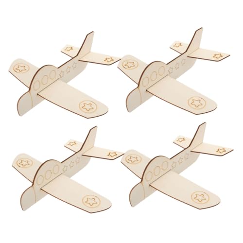 SOIMISS 4 Stück Teiliges DIY Holzflugzeuge zum Bemalen Kreatives Graffiti für Unbemalte Flugzeugmodelle Kreativität und Geschicklichkeit SOIMISS 4 Stück Teiliges DIY Holzflugzeuge zum Bemalen Kreatives Graffiti für Unbemalte Flugzeugmodelle Kreativität und Geschicklichkeit von SOIMISS