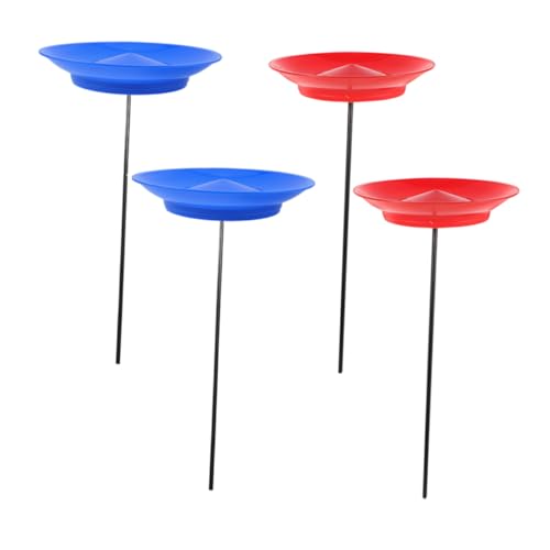 SOIMISS 4 Stück Teiliges Jonglier Spinning Plates aus Kunststoff mit Sticks Leicht und Robust für Zirkus Karneval Party und Training Geeignet für Erwachsene und Einfach zu Transportieren SOIMISS 4 Stück Teiliges Jonglier Spinning Plates aus Kunststoff mit Sticks Leicht und Robust für Zirkus Karneval Party und Training Geeignet für Erwachsene und Einfach zu Transportieren von SOIMISS