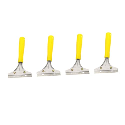 SOIMISS 4 Stück Teiliges Mehrzweck-schaber mit Ergonomischem Griff Robuster Farb Tapetenentferner für Fliesen Glas Granit Effizientes Reinigungswerkzeug für Harte Oberflächen von SOIMISS