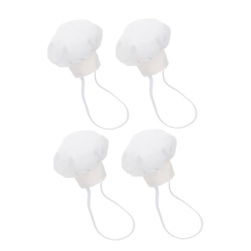 SOIMISS 4 Stück Teiliges Miniatur Kochmützen Weiß für Puppen Mini Chef Hüte mit Gummiband Geeignet für Plüschtiere Puppenhaus Dekoration DIY Bastelprojekte und Partyzubehör SOIMISS 4 Stück Teiliges Miniatur Kochmützen Weiß für Puppen Mini Chef Hüte mit Gummiband Geeignet für Plüschtiere Puppenhaus Dekoration DIY Bastelprojekte und Partyzubehör von SOIMISS