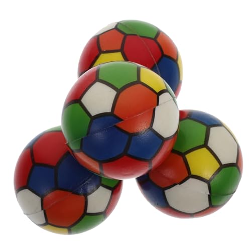 SOIMISS 4 Stück Teiliges PU Schaum Stressball Fußballform Weiche Handliche Stress Spielzeuge Bunte Squeeze Bälle für Partygeschenke Stressabbau Büro und Schuldekoration SOIMISS 4 Stück Teiliges PU Schaum Stressball Fußballform Weiche Handliche Stress Spielzeuge Bunte Squeeze Bälle für Partygeschenke Stressabbau Büro und Schuldekoration von SOIMISS