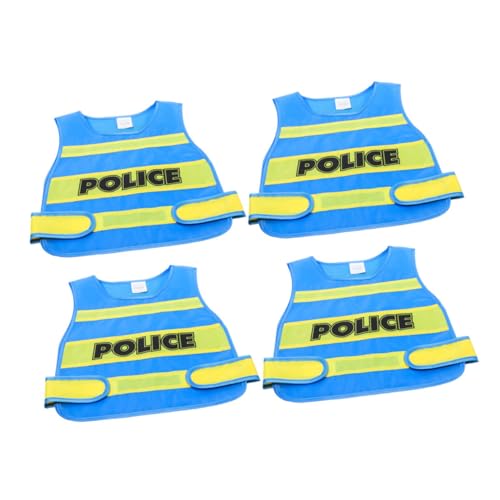 SOIMISS 4 Stück Teiliges Polizeiweste aus Atmungsaktivem Leichtem Material für Rollenspiele und Halloween Realistische Kostüm Accessoires für Fantasievolles Verkleiden bei Schul und SOIMISS 4 Stück Teiliges Polizeiweste aus Atmungsaktivem Leichtem Material für Rollenspiele und Halloween Realistische Kostüm Accessoires für Fantasievolles Verkleiden bei Schul und von SOIMISS