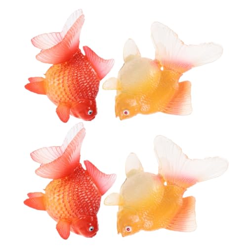 SOIMISS 4 Stück Teiliges Realistische Goldfisch Figuren Schwimmende Koi Deko aus Ungiftigem Kunststoff Sichere Abgerundete Kanten Lebensechte Aquarium und Gartendekoration für Erwachsene SOIMISS 4 Stück Teiliges Realistische Goldfisch Figuren Schwimmende Koi Deko aus Ungiftigem Kunststoff Sichere Abgerundete Kanten Lebensechte Aquarium und Gartendekoration für Erwachsene von SOIMISS
