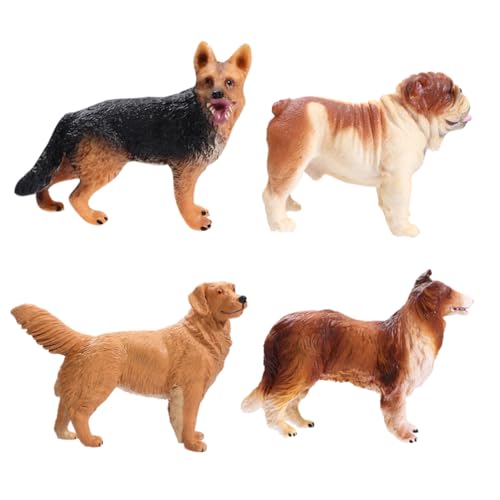 SOIMISS 4 Stück Teiliges Realistisches Detailgetreue Hundemodelle als Süße Puppen Sichere Simulation für Kinderzimmerdekoration und Fantasievolles SOIMISS 4 Stück Teiliges Realistisches Detailgetreue Hundemodelle als Süße Puppen Sichere Simulation für Kinderzimmerdekoration und Fantasievolles von SOIMISS