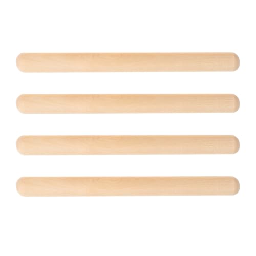 SOIMISS 4 Stück Teiliges Rhythmusstöcke aus Holz Leichte und Robuste Percussion Instrumente für Erlernen von Grundrhythmen Pädagogisch Geeignet für Musikunterricht und Geschenkidee SOIMISS 4 Stück Teiliges Rhythmusstöcke aus Holz Leichte und Robuste Percussion Instrumente für Erlernen von Grundrhythmen Pädagogisch Geeignet für Musikunterricht und Geschenkidee von SOIMISS