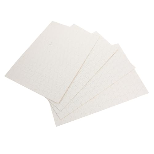SOIMISS 4 Stück Teiliges Sublimations Holzpuzzle Leere Jigsaw Teile für DIY Heat Transfer Bedruckbare Blanko Puzzle zum Basteln und Personalisieren von SOIMISS