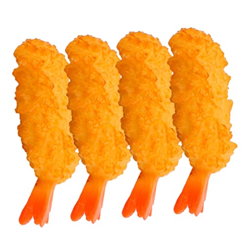 SOIMISS 4 Stück Tempura Garnelen Modell Simuliertes Gebratenes Garnelen Modell Tempura Gefälschtes Lebensmittelfleisch Simuliertes Display Lebensmittel Künstliche Gebratene Tempura SOIMISS 4 Stück Tempura Garnelen Modell Simuliertes Gebratenes Garnelen Modell Tempura Gefälschtes Lebensmittelfleisch Simuliertes Display Lebensmittel Künstliche Gebratene Tempura von SOIMISS