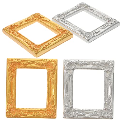 SOIMISS 4 Stück Vintage Miniatur Bilderrahmen Teilig Retro Resin Modell Kleine Deko für Puppenhaus DIY Handyhüllen Zubehör Kreative Mini Fotorahmen für Landschaft und Bastelprojekte SOIMISS 4 Stück Vintage Miniatur Bilderrahmen Teilig Retro Resin Modell Kleine Deko für Puppenhaus DIY Handyhüllen Zubehör Kreative Mini Fotorahmen für Landschaft und Bastelprojekte von SOIMISS