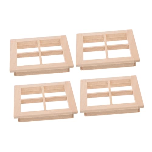 SOIMISS 4 Teiliges Puppenhaus Dekorationsmöbel Puppenhaus Puppenbausatz Mini Kit Modellbau Weihnachts Puppenhaus Zubehör Puppenhaus Fensterrahmen Puppenhaus Zubehör Holz SOIMISS 4 Teiliges Puppenhaus Dekorationsmöbel Puppenhaus Puppenbausatz Mini Kit Modellbau Weihnachts Puppenhaus Zubehör Puppenhaus Fensterrahmen Puppenhaus Zubehör Holz von SOIMISS