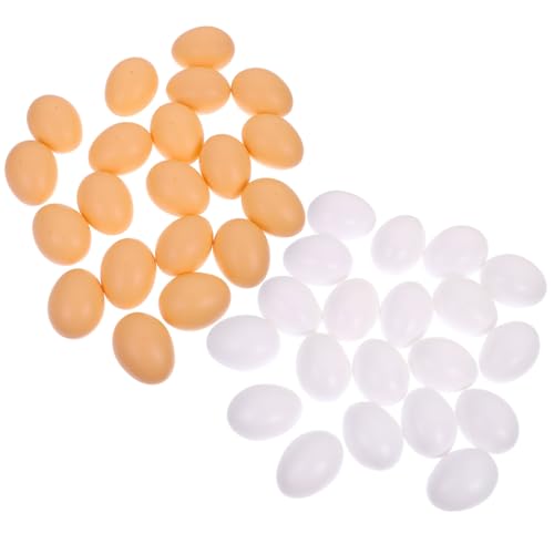 SOIMISS 40 Stück Teiliges Kunststoff Eier zum Bemalen und Basteln Realistische Dekoration Wiederverwendbare Flexible Simulations Eier für DIY Kunstprojekte und Frühlingsfest SOIMISS 40 Stück Teiliges Kunststoff Eier zum Bemalen und Basteln Realistische Dekoration Wiederverwendbare Flexible Simulations Eier für DIY Kunstprojekte und Frühlingsfest von SOIMISS