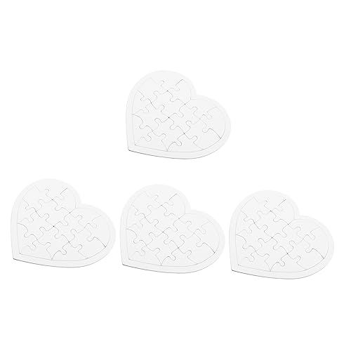 SOIMISS 4Sätze Leeres Herz Puzzle zum Bemalen Teiliges DIY Puzzle aus Papier für Kreative Bastelprojekte Fördert Feinmotorik und Hirnentwicklung Partyeinladungen SOIMISS 4Sätze Leeres Herz Puzzle zum Bemalen Teiliges DIY Puzzle aus Papier für Kreative Bastelprojekte Fördert Feinmotorik und Hirnentwicklung Partyeinladungen von SOIMISS