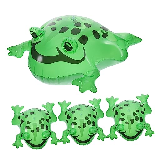 SOIMISS 4Satz Aufblasbare Froschballons Teiliges Cartoon Luftspielzeug für Poolparty Dekoration Sichere und Langlebige Wasserspielzeuge mit Hüpfseil für Unvergesslichen Spaß SOIMISS 4Satz Aufblasbare Froschballons Teiliges Cartoon Luftspielzeug für Poolparty Dekoration Sichere und Langlebige Wasserspielzeuge mit Hüpfseil für Unvergesslichen Spaß von SOIMISS