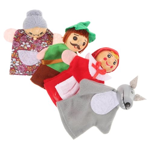 SOIMISS 4Stücke Fingerpuppen aus Teilig Niedliche Tier Fingerpuppen für Interaktives Geschichtenerzählen für Partys und Kreative Aktivitäten SOIMISS 4Stücke Fingerpuppen aus Teilig Niedliche Tier Fingerpuppen für Interaktives Geschichtenerzählen für Partys und Kreative Aktivitäten von SOIMISS