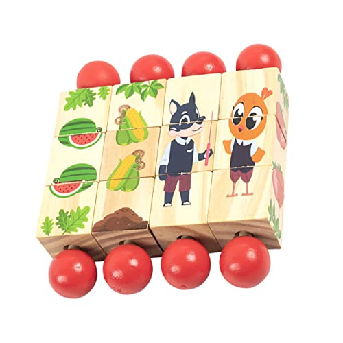 SOIMISS 4Stücke Teiliges Puzzlespielzeug aus Holz Rotierendes Tiermotiv Pädagogisches Lernspielzeug für Kognitive Fähigkeiten und Hand Augen Koordination für Kleinkinder Ab Jahr SOIMISS 4Stücke Teiliges Puzzlespielzeug aus Holz Rotierendes Tiermotiv Pädagogisches Lernspielzeug für Kognitive Fähigkeiten und Hand Augen Koordination für Kleinkinder Ab Jahr von SOIMISS