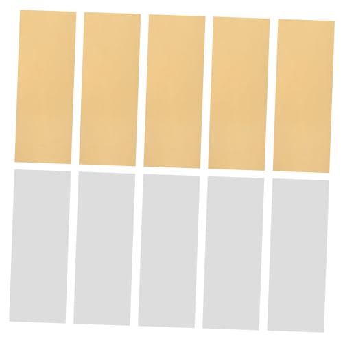 SOIMISS 5 Paare Kupfer und Zinkbleche Elektroden DIY Fruchtbatterie für Wissenschaftliche Experimente und Lernprojekte Praktische Anodenplatten für Elektrizitätsunterricht von SOIMISS