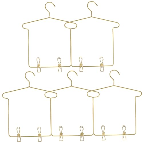 SOIMISS 5 Sets Puppenbügel Miniaturen Puppenhauszubehör Mini Kleiderbügel Puppenkleiderbügel Kleiderbügel Für Puppen Babykleiderbügel Babykleiderbügel Mit Kleiderständer Goldenes SOIMISS 5 Sets Puppenbügel Miniaturen Puppenhauszubehör Mini Kleiderbügel Puppenkleiderbügel Kleiderbügel Für Puppen Babykleiderbügel Babykleiderbügel Mit Kleiderständer Goldenes von SOIMISS
