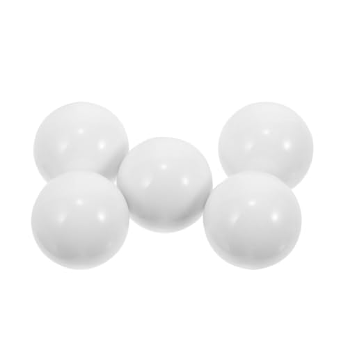 SOIMISS 5 Stück Ball -Platten -Turntable -Ball Mit Erwachsene Gewinnspielkugeln Für Perlen Rad Party Game Prop Acryl Weiß von SOIMISS