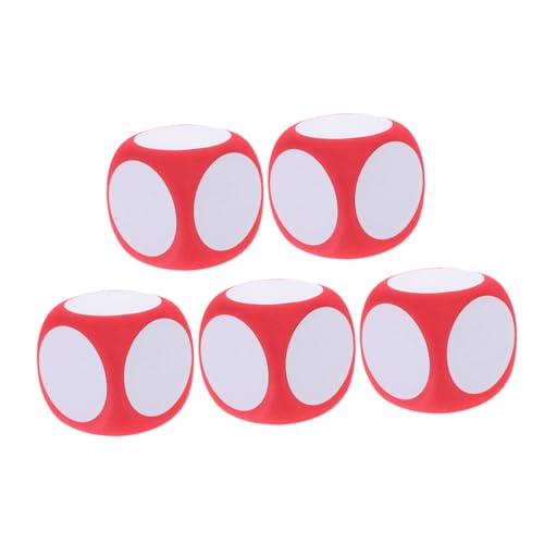 SOIMISS 5 Stück DIY Schaumstoffwürfel Leere Beschreibbare Große Würfel für Brettspiele Kreative Projekte und Unterrichtszwecke für Partys und Familienaktivitäten SOIMISS 5 Stück DIY Schaumstoffwürfel Leere Beschreibbare Große Würfel für Brettspiele Kreative Projekte und Unterrichtszwecke für Partys und Familienaktivitäten von SOIMISS