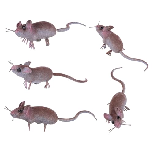 SOIMISS 5 Stück Insektenmaus Modellmäuse Lebensechte Gefälschte Mini Haarratten Mausstreich Kinderspielzeug Realistische Ratte Realistische Gefälschte Miniatur Mausspielzeug SOIMISS 5 Stück Insektenmaus Modellmäuse Lebensechte Gefälschte Mini Haarratten Mausstreich Kinderspielzeug Realistische Ratte Realistische Gefälschte Miniatur Mausspielzeug von SOIMISS