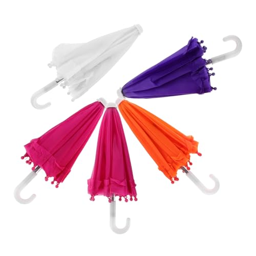SOIMISS 5 Stück Mini Regenschirm Kinderspielzeug Dekoration für Toys Regenschirm gebutagsdeko Mini-Regenschirm- Regenschirm-Modell von SOIMISS