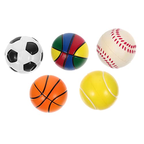 SOIMISS 5 Stück Mini Sportbälle Stressbälle für Basketball Fußball Baseball Tennis und Farbball zur Stressbewältigung für Partys SOIMISS 5 Stück Mini Sportbälle Stressbälle für Basketball Fußball Baseball Tennis und Farbball zur Stressbewältigung für Partys von SOIMISS