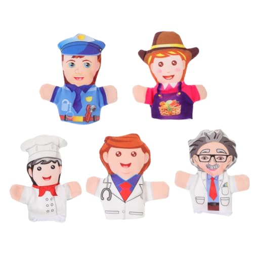 SOIMISS 5 Stück Teiliges Berufliche Fingerpuppen Handliche Spielzeuge für Rollenspiele Storytelling Polizei Arzt Koch Wissenschaftler Pädagogisch Sicher Interaktiv Geburtstag Party SOIMISS 5 Stück Teiliges Berufliche Fingerpuppen Handliche Spielzeuge für Rollenspiele Storytelling Polizei Arzt Koch Wissenschaftler Pädagogisch Sicher Interaktiv Geburtstag Party von SOIMISS