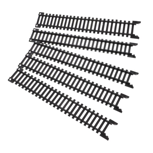 SOIMISS 5 Stück Teiliges Ersatz Schienen für Eisenbahn aus Sicherem Kunststoff Realistische Gerade Gleise für Kreatives Spiel und Motorische Entwicklung Geeignet für Kleinkinder und von SOIMISS