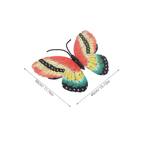 SOIMISS 5 Stück Teiliges Handheld Schmetterlings Dekorationen Bunte Tanz Party Requisiten für Bühnenaufführungen Hochzeit Performance Zubehör von SOIMISS
