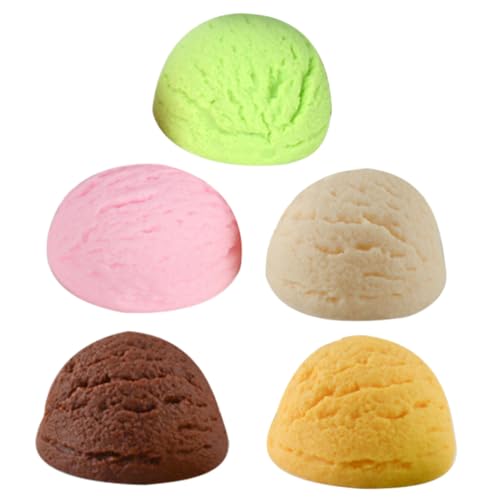 SOIMISS 5 Stück Teiliges Künstliche Eiscreme Kugeln aus Lebensechte Deko Eisspielzeuge in Bunten Farben Leichte und Tragbare Party Supplies für Eisdiele Schaufenster und Festdekoration SOIMISS 5 Stück Teiliges Künstliche Eiscreme Kugeln aus Lebensechte Deko Eisspielzeuge in Bunten Farben Leichte und Tragbare Party Supplies für Eisdiele Schaufenster und Festdekoration von SOIMISS