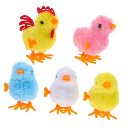SOIMISS 5 Stück Teiliges Plüsch Wind Up Laufendes Huhn Farmtiere Kuscheltier für Kleinkinder Mitgebsel und Party Dekoration SOIMISS 5 Stück Teiliges Plüsch Wind Up Laufendes Huhn Farmtiere Kuscheltier für Kleinkinder Mitgebsel und Party Dekoration von SOIMISS