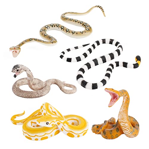 SOIMISS 5 Stück Teiliges Realistische Schlangen Lebensechte Schlangen Modelle für Halloween Deko Partys und Scherze Umweltfreundliches Material für Bildung und Theater SOIMISS 5 Stück Teiliges Realistische Schlangen Lebensechte Schlangen Modelle für Halloween Deko Partys und Scherze Umweltfreundliches Material für Bildung und Theater von SOIMISS