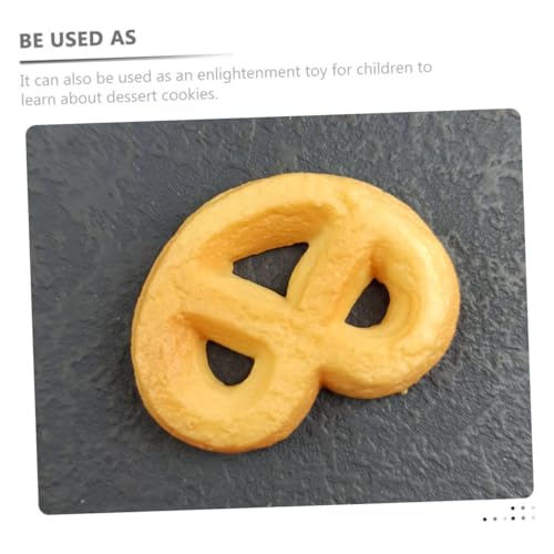 SOIMISS 5 Stück Teiliges Realistischer Keksmodelle aus Langlebigem Material Detailgetreue Künstliche Kekse als Dekoratives Food Model und Edukatives als Fotorequisite für Kinderpartys von SOIMISS