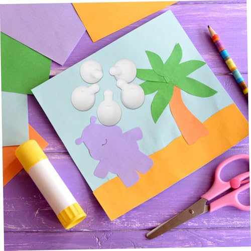 SOIMISS 5 Stück Teiliges Squeeze Toy Bubble Insert Weiche Blasenkugel Ersatzteile für DIY Quetschspielzeug Decompression Toy Zubehör Weiß Kleine Vielseitig für und Motorische von SOIMISS